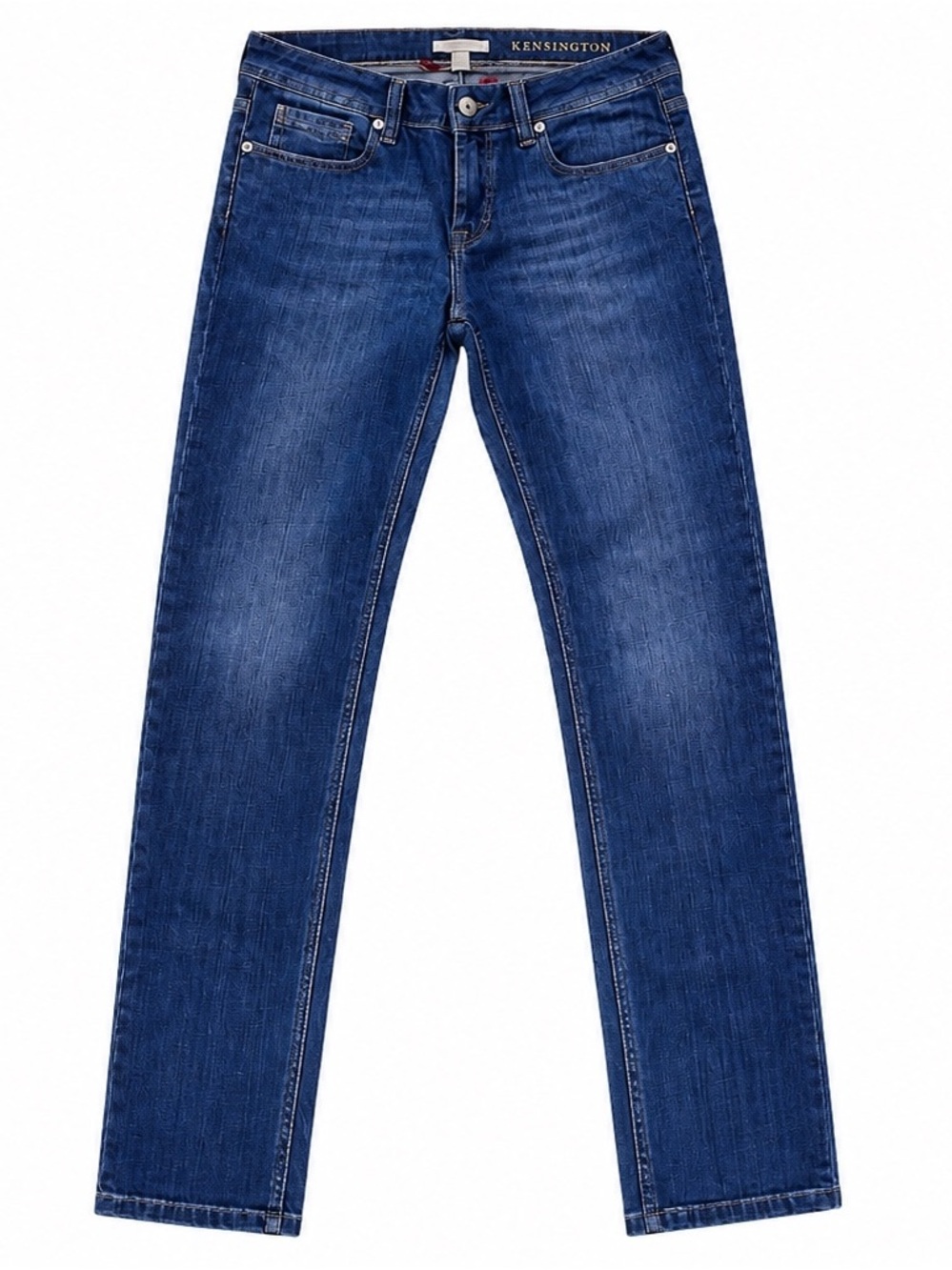 Burberry Kensington Straight Leg Jeans - Indigo Blue
